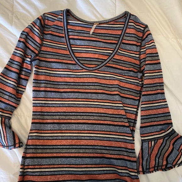 FP stripe/glitter top - Picture 1 of 3
